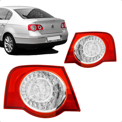 Lanterna Traseira Passat 2006 a 2010 Volkswagen Led