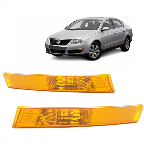 Lanterna Dianteira Parachoque Passat 2005 a 2007 Volkswagen Ambar