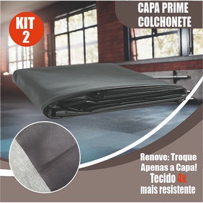 Kit 2 Capa Colchonete Prime Academia Musculação Treino Exercícios