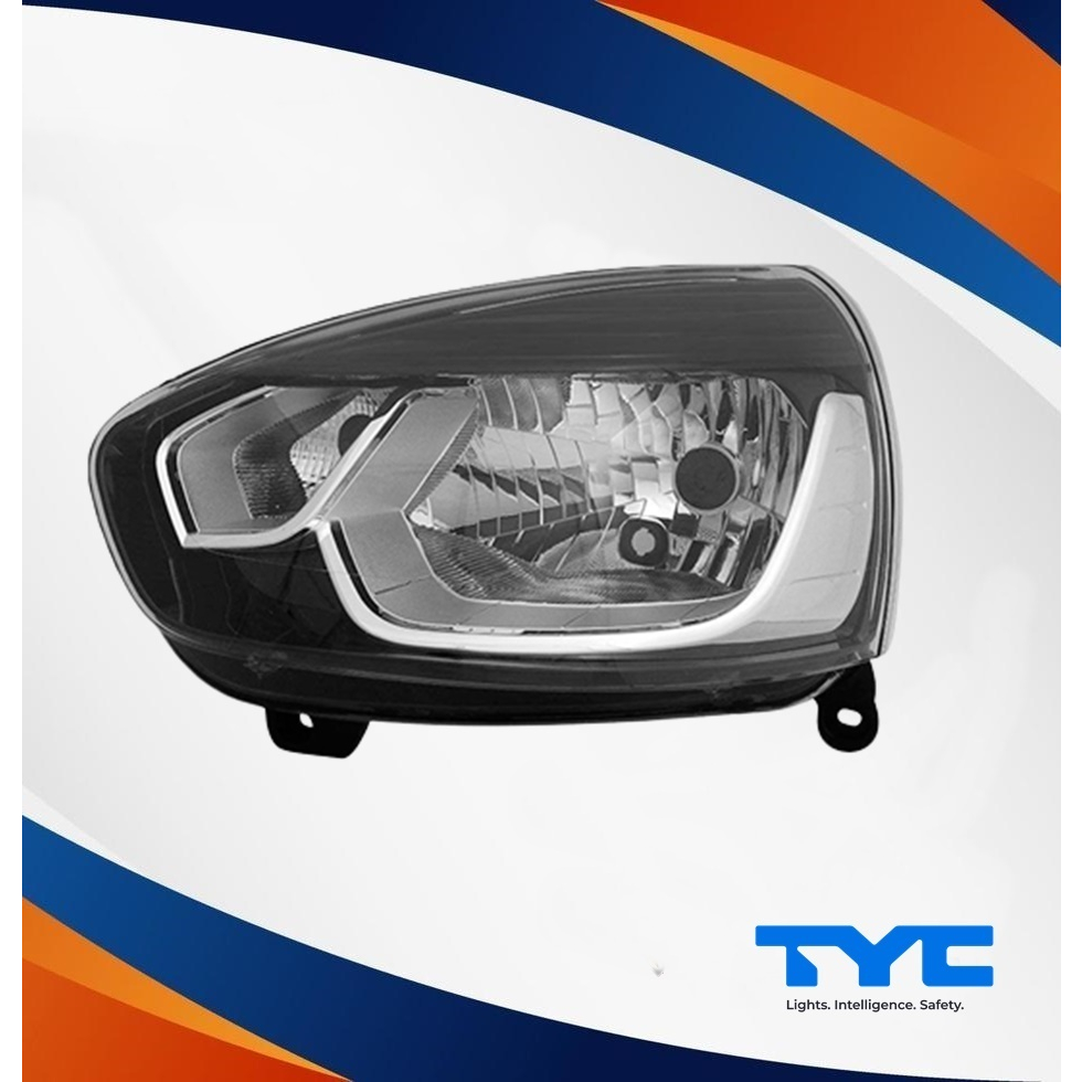 Farol Principal Esquerdo Renault Clio Masc. Negra Manual Marca Tyc Ano: 2014 Até 2017 Cód: 20-F118-05-2B