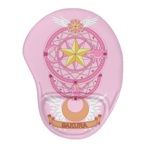 Mouse Pad Ergonômico Fofo Rosa Cute