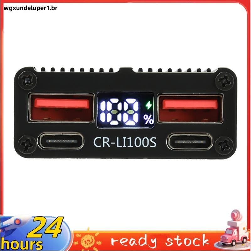Módulo De Carregamento Rápido XT30 100W , Placa De Alimentação Universal 2-7S , Suporte Duplo USB E Tipo C Para Baterias