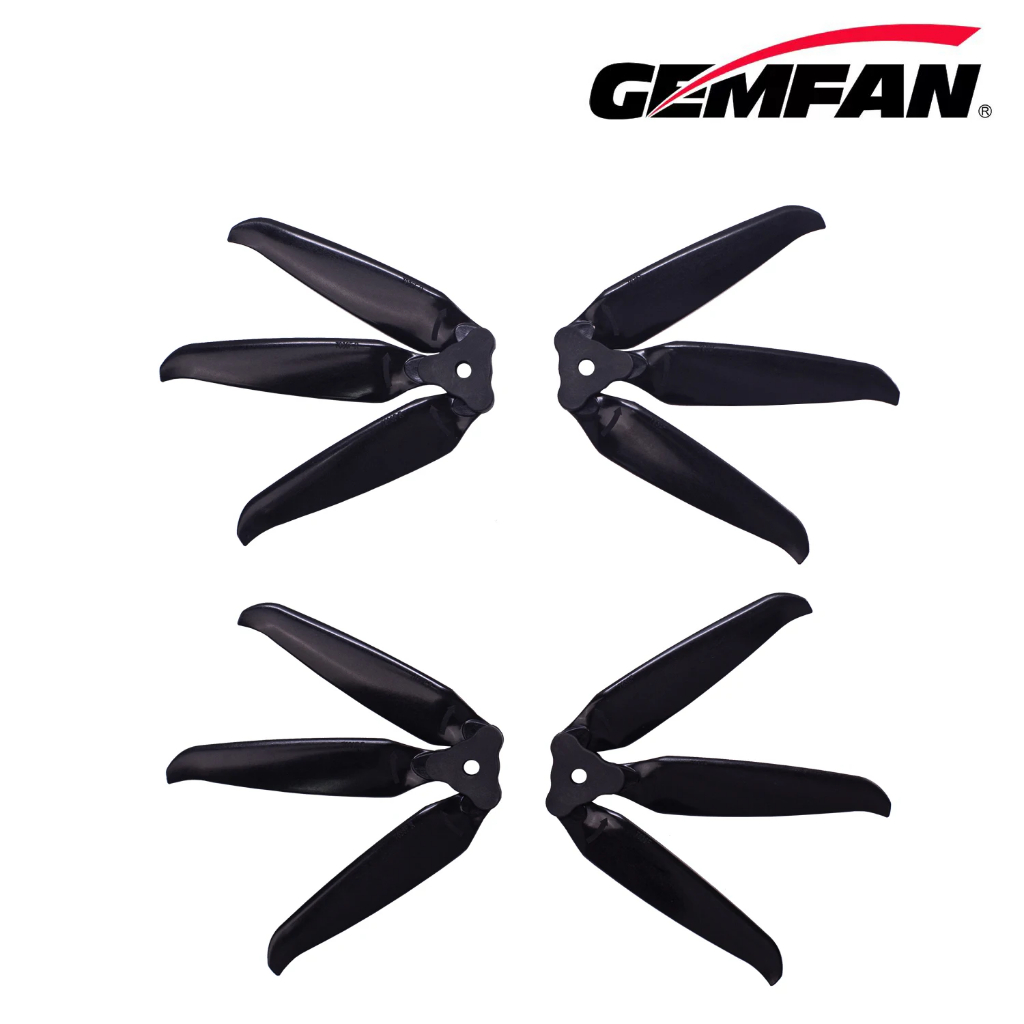 Hélice Dobrável FPV Gemfan 7036F-3 177.8mm 3.6 pol 3 Pás 2 Pares para Corrida Freestyle Transporte Fácil