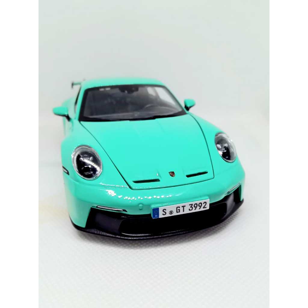 Miniatura Carrinho Metal Escala 1/24 Porsche 911 GT Burago Abre as Portas