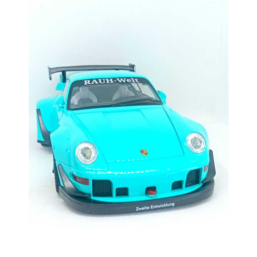 Miniatura Carrinho Metal Escala 1/24 Porsche 911 RWB Abre as Portas