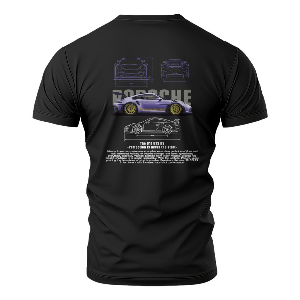 Camiseta Camisa Moda Casual Carro Porshe 911 Gt3 Rs Ref: 238