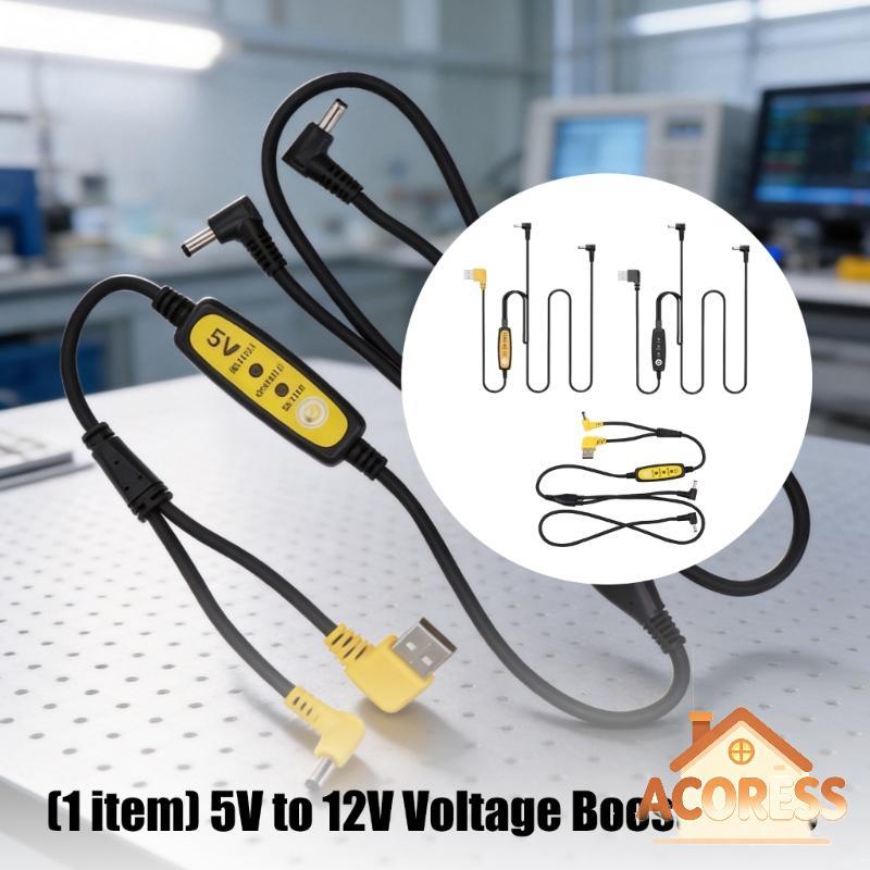 ACO * USB 5V Boost Para 12V Step Up Cable Module Conversores Tensões DC3 8X1 35Mm Conectores Roteadores Câmera Can