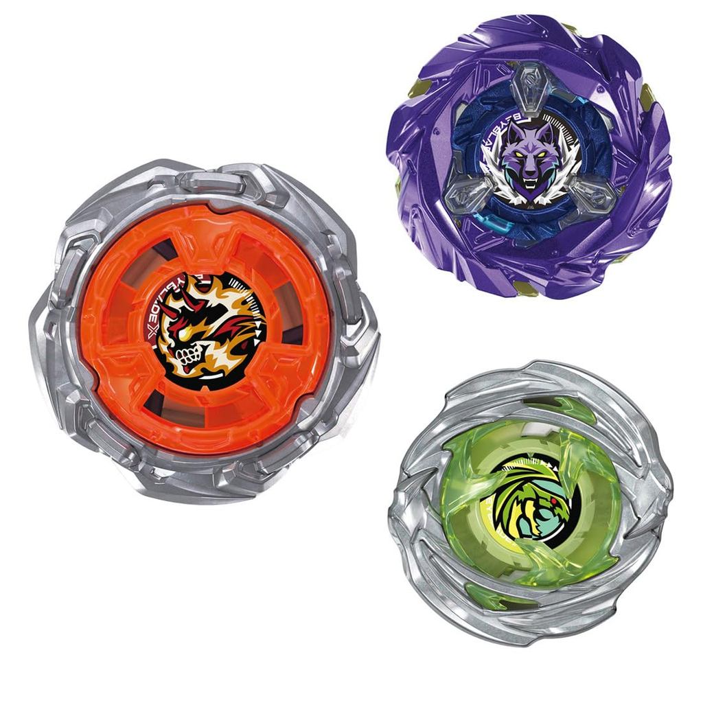 【direto do Japão】 Conjunto de Deck Beyblade X UX-21 Hell's Nether da Takara Tomy