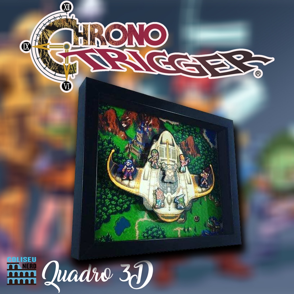 Quadro 3D Chrono Trigger (nave)