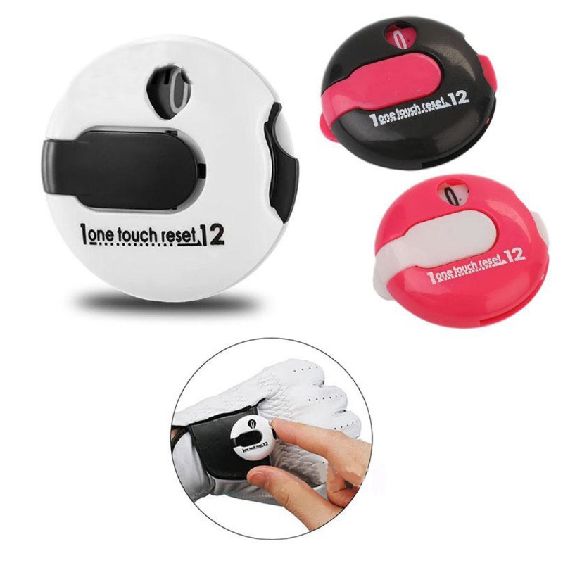 YYS Mini Contador De Pontuação De Golfe Luva Clipe Curso Digital Contagem De Tiro Acidente Vascular Cerebral Putt