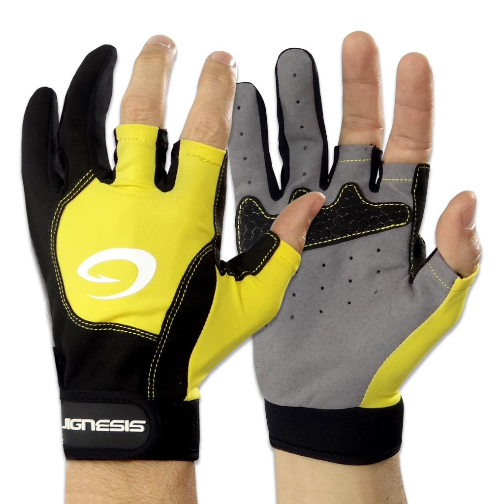 Luvas Especiais Para Pesca Jignesis GL-301S Amarela