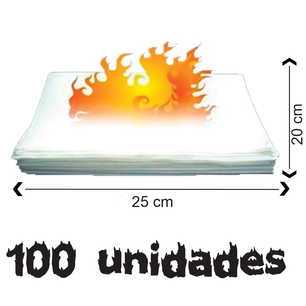 Papel Flash Premium Thin, Medium, Thick  20x25 - 100 unidades
