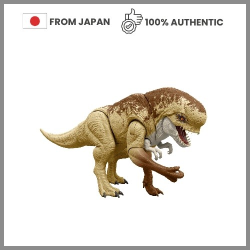 Mattel Jurassic World Light-Up and Roaring T-Rex and Roaring Distotomus Rex 2-Figure Set - Authentic Direct From Japan
