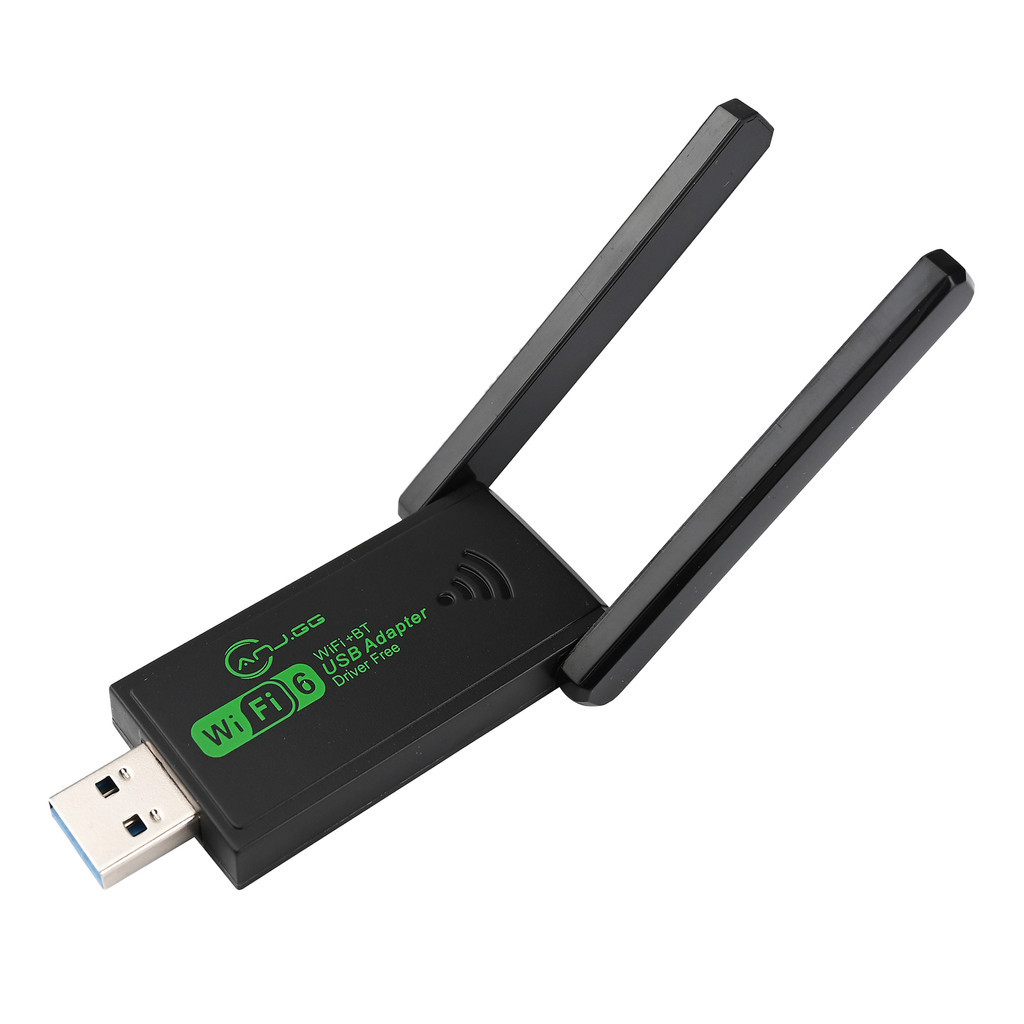 Adaptador WiFi USB 300Mbps Alta Velocidade Com 2 Antenas Externas Para PC Notebook Desktop