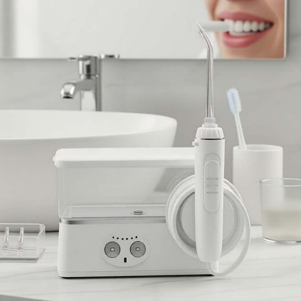 H2ofloss Flosser Oral Portátil 570ml Sem Fio 2500mAh 5 Pontas Viagem Bolsa HF-3Pro