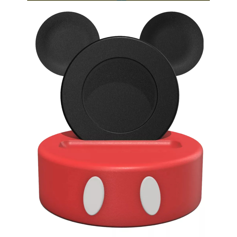 Suporte Apple Watch Mickey-Minnie Mouse Com Encaixe Para Carregador