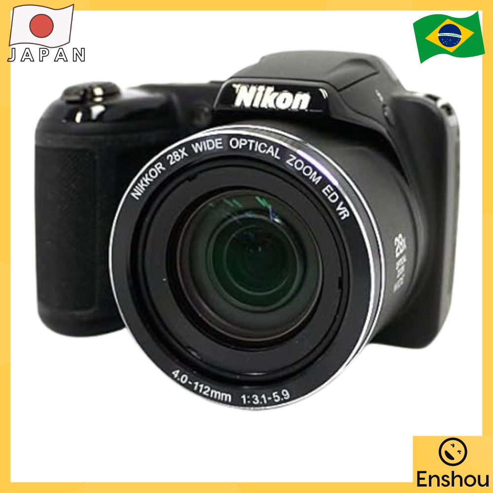 [USED]Do Japão [USADO]NIKON COOLPIX 20.48MP Optical 28x Zoom L340