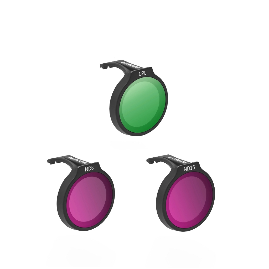 Kit 3 Lentes Filtro Sunnylife para DJI Neo CPL ND8 ND16