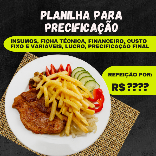 Planilha Precificação de Produtos - Versão 1