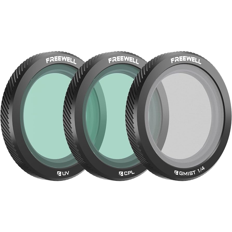 Freewell Filtros DJI Neo Kit 3 CPL UV Glow Mist 1/4 Magnético Cinematográfico
