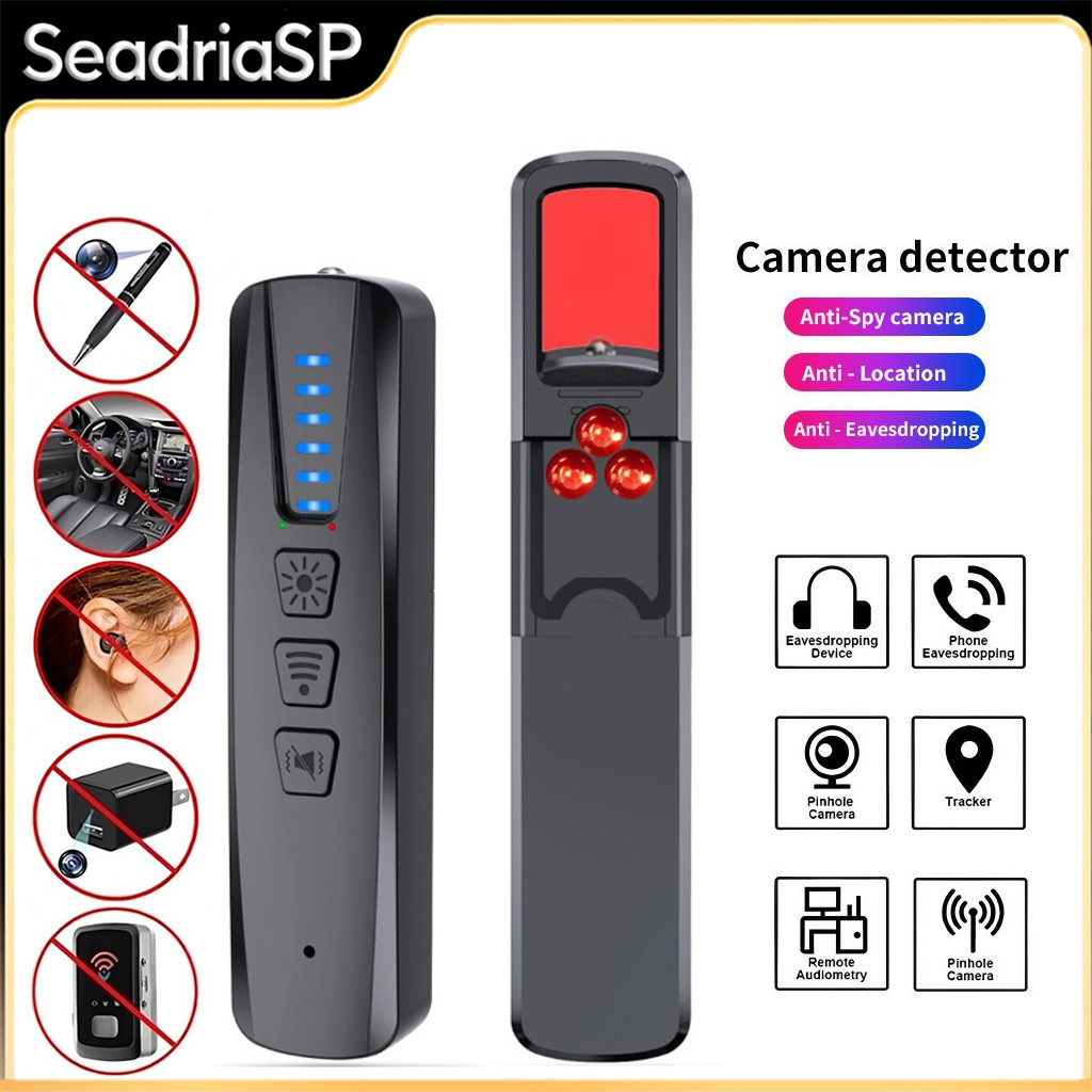 Detector Anti Espião Rf Wifi Para Câmeras Ocultas Portátil