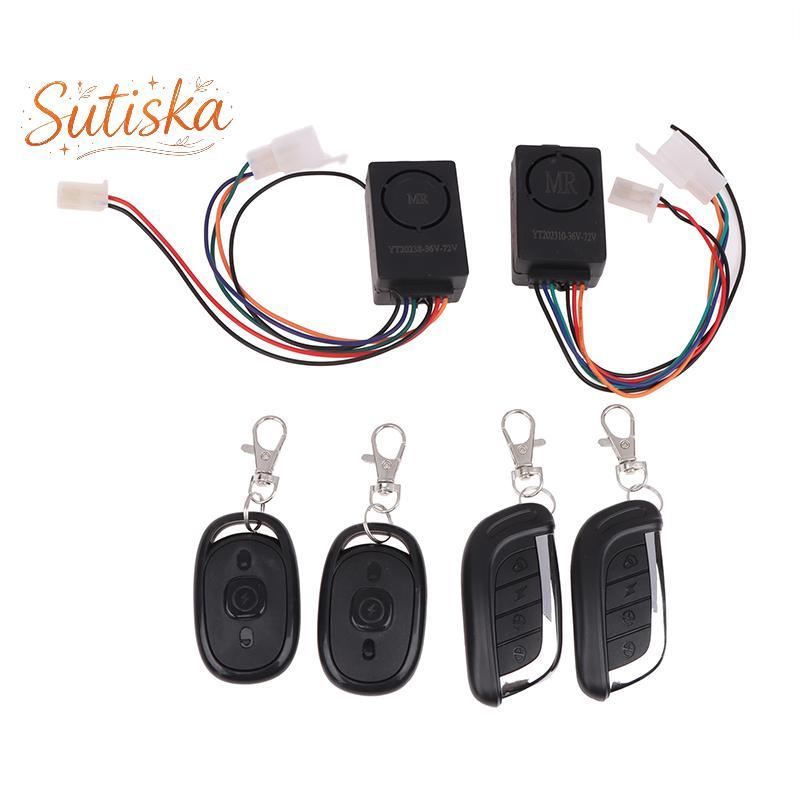 sutiska Scooter Elétrico Inteligente Bicicleta Segurança Anti Perdido Detector De Controle Remoto Alarme 36V-72V 125dB E