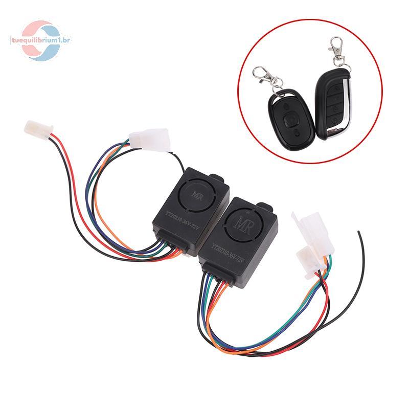 tue Scooter Elétrico Inteligente Bicicleta Segurança Anti Perdido Detector De Controle Remoto Alarme 36V-72V 125dB E-Bik