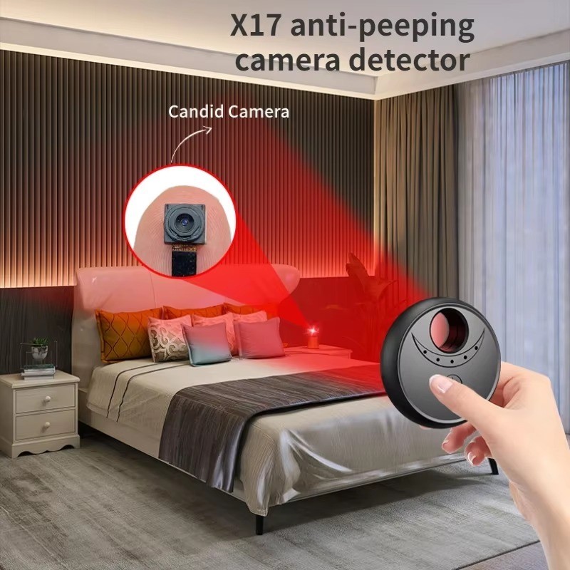 Detector De Câmera Anti-Espionagem Infravermelho Portátil E Confiável Para Uso Pessoal Profissional X17