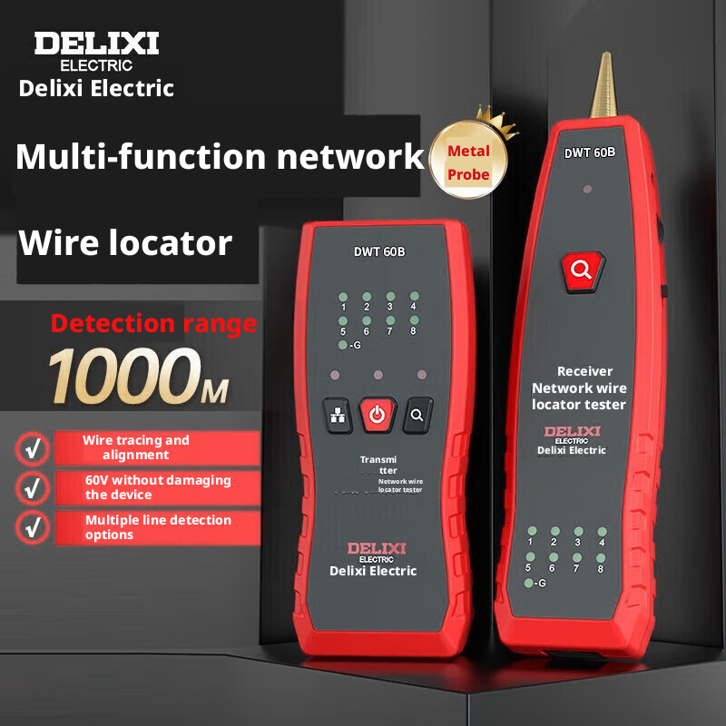 Localizador De Linha Multifuncional Elétrico De Uma Unidade , detector De Cabo De Rede Telefônica anti-Interferência , I