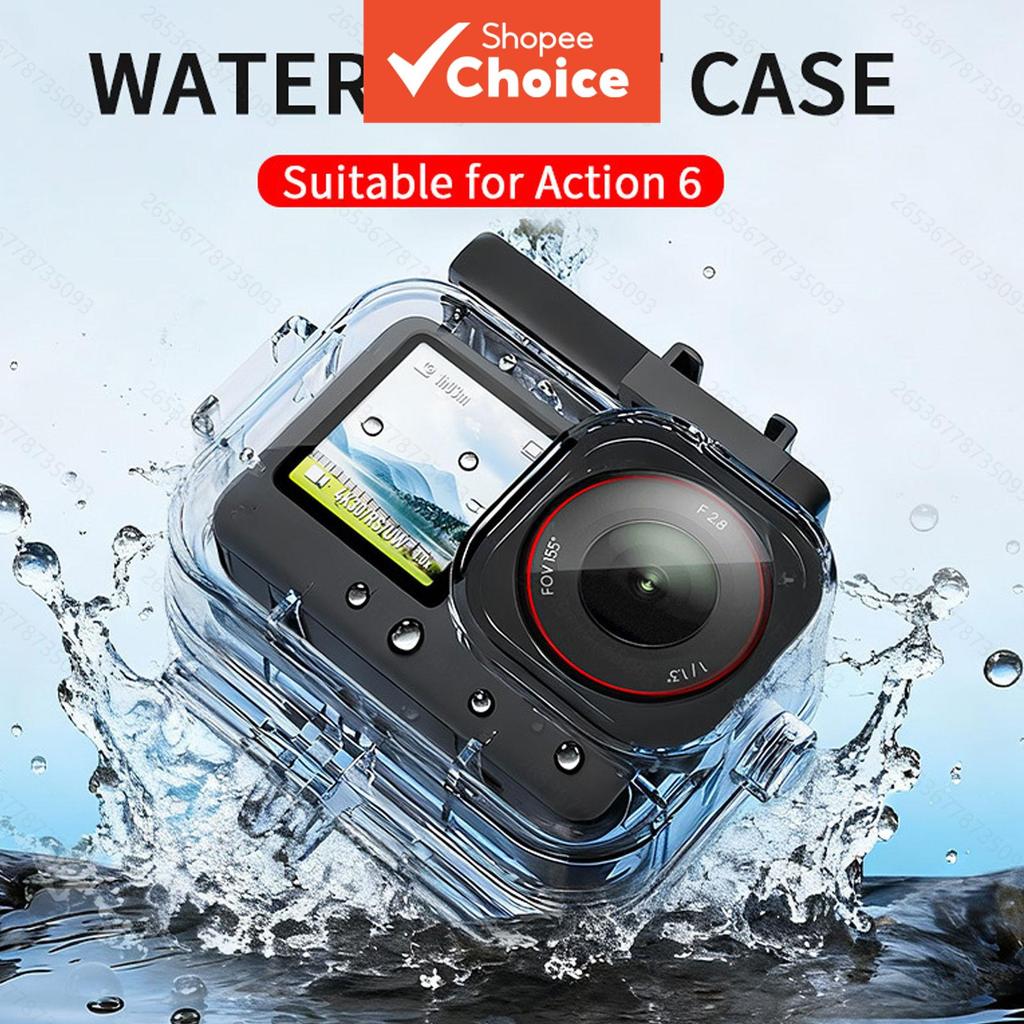 Capa Para DJI Osmo ACTION6 , Protetora , Material PC , Carcaça De Mergulho , Design De Liberação Rápida , Proteção Total