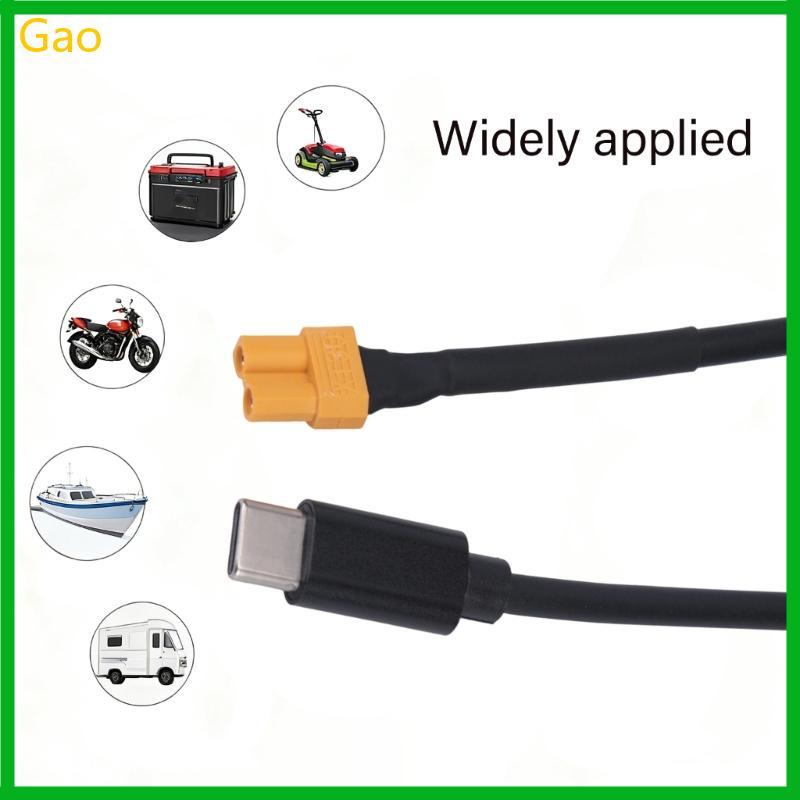 Carga Gao XT30 Para Pacotes Linha Conexão Fêmea USB C Carregamento E Tarefas Diárias