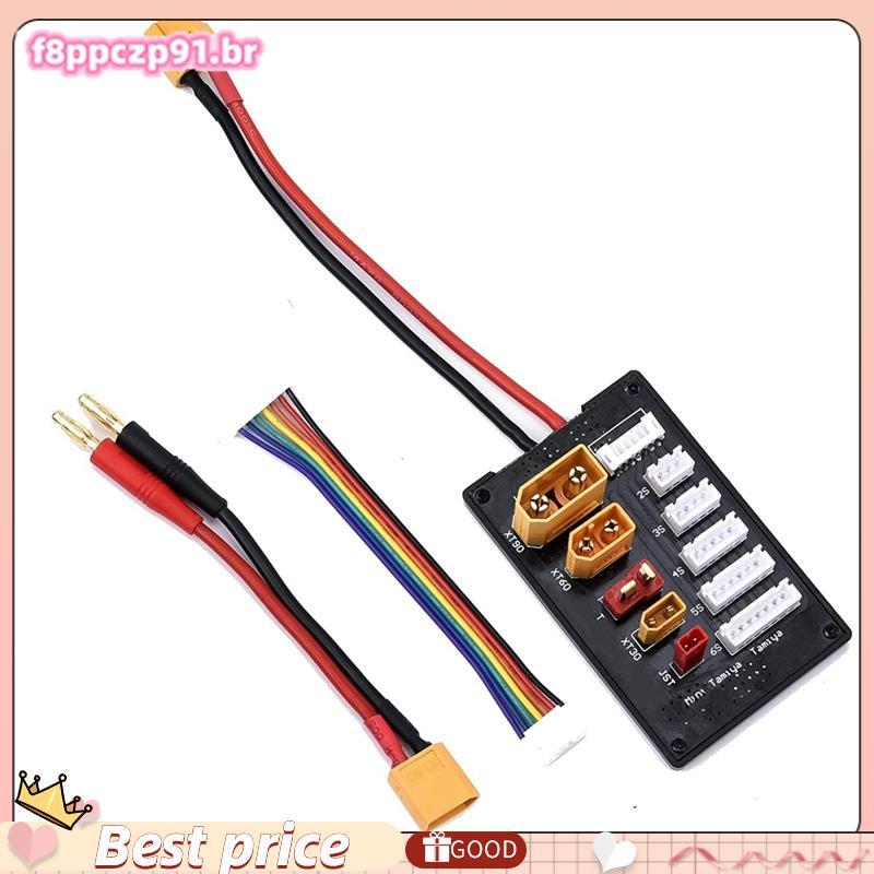 XT30 XT90 JST T Conector Lipo Bateria Placa De Carregador 2-6S Carregamento De Equilíbrio Paralelo Para B6 B6AC Lite