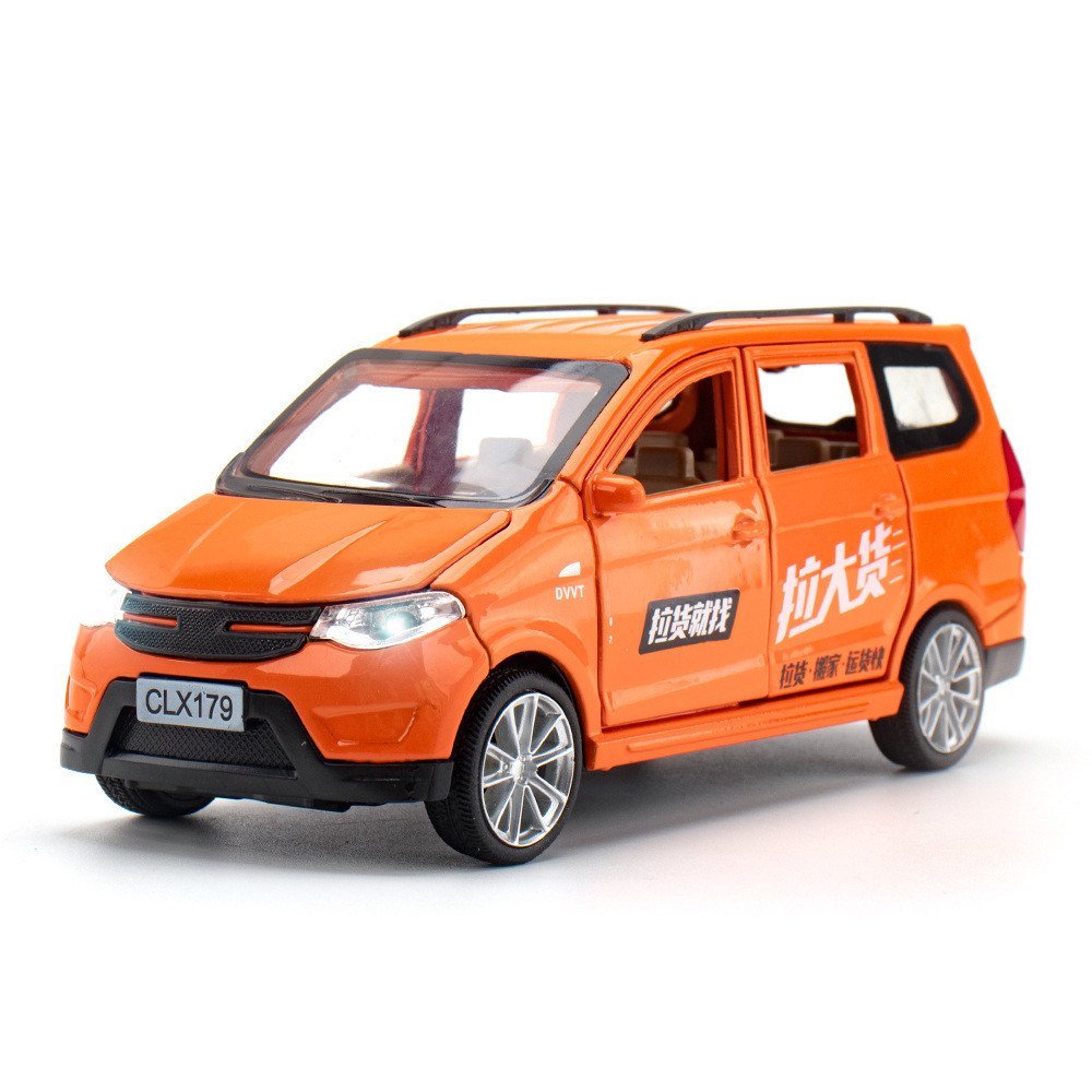 [Em Alta] (Em Caixa) Modelo de Van Wuling LaLa 1:32, Réplica de Brinquedo Infantil, Decoração 7.21
