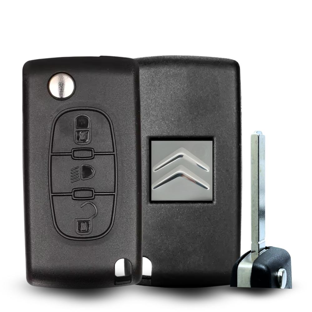 Chave Canivete Citroen C3 C4 Pallas Vtr Aircross C Suporte 3