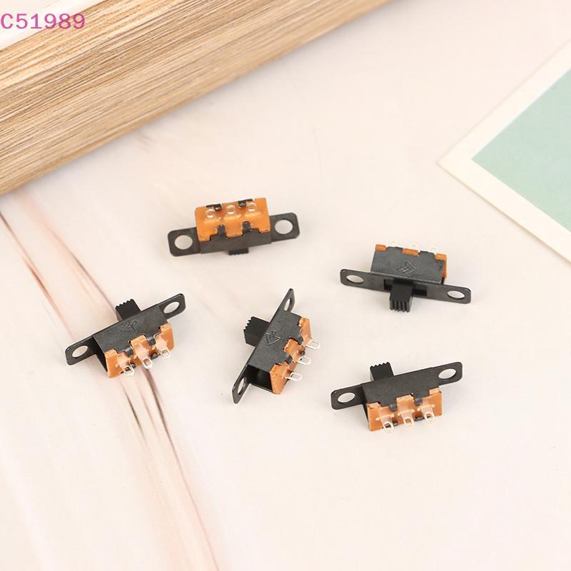 [kaan] 20 Peças 5V 0.3A Mini Tamanho SPDT Interruptor Deslizante Para Pequeno DIY Power Eletrônico 3Pin 1P2T De Alternân