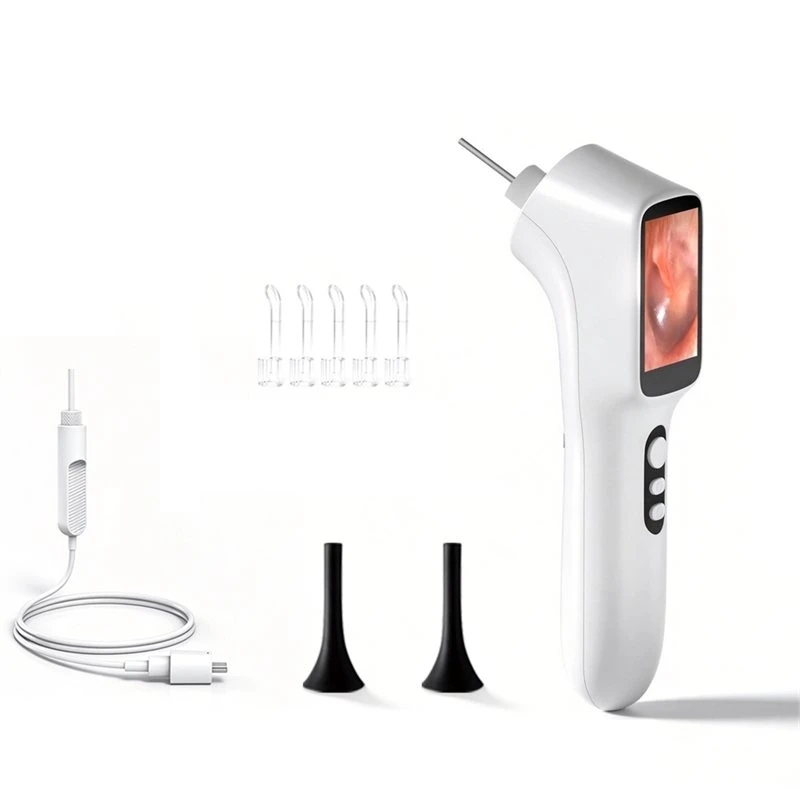 Otoscópio Digital Portátil Inteligente Com Tela 720P HD IPS Câmera De Ouvido Visual , Escopo , Remoção De Cera