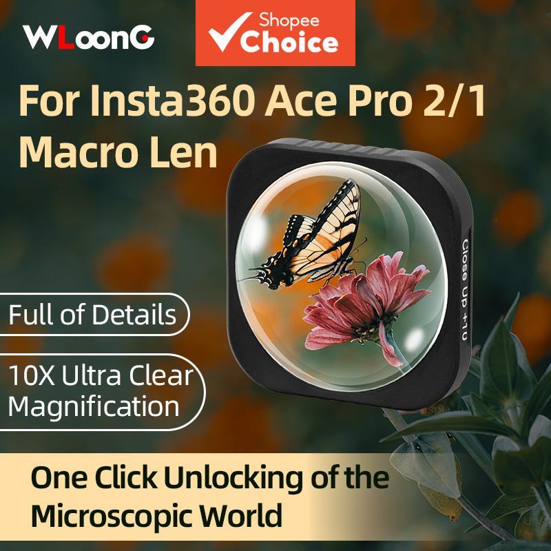 Filtro De Lente De Câmera Para Insta360 Ace Pro 2/Macro Len Captura Maravilhas Microscópico Exterior