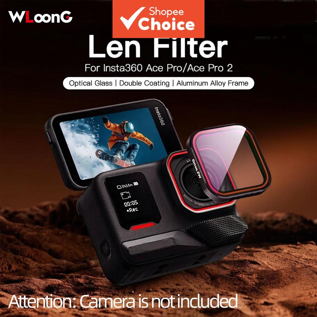 Conjunto de Filtros para Insta360 Ace Pro/Ace Pro2 Filtros Perfeitos para Esportes ao Ar Livre Presente Ideal para
