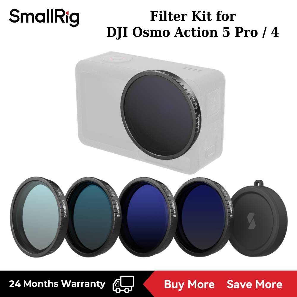 Kit De Filtro SmallRig/ND Para DJI Osmo Action 5 Pro/4 # 5411 5412