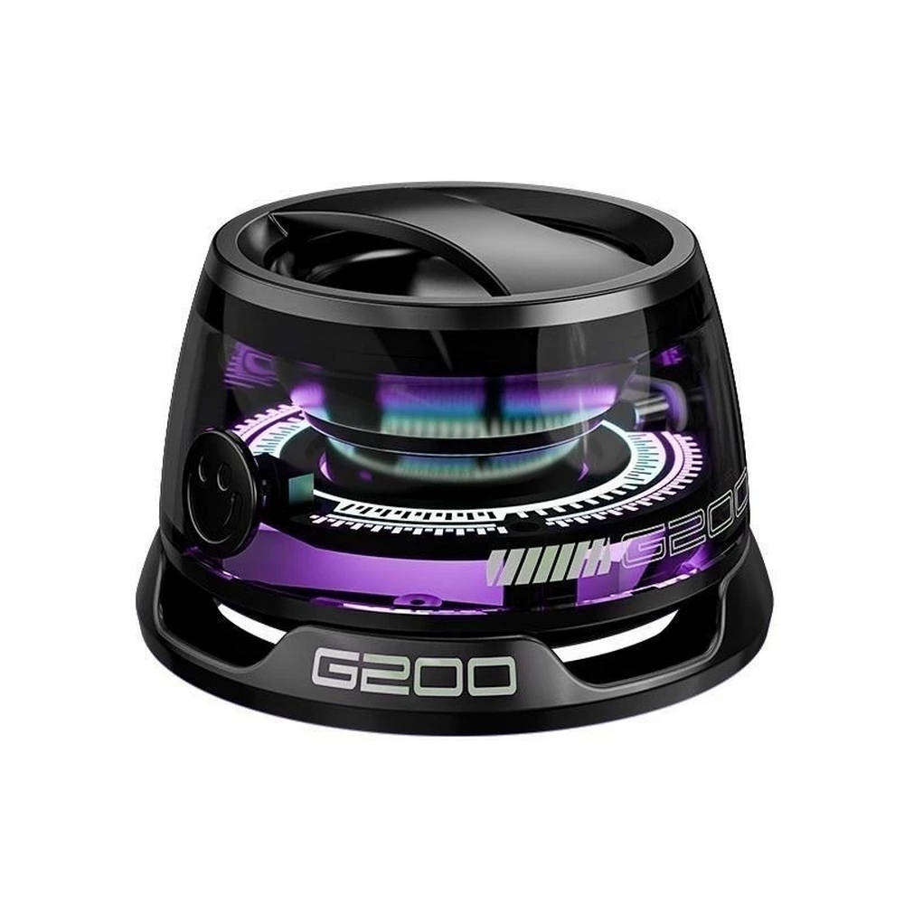 Mini Caixa de Som Bluetooth 5.3 Magnética G200 Sem Fio para Celular, Portátil com Luz LED