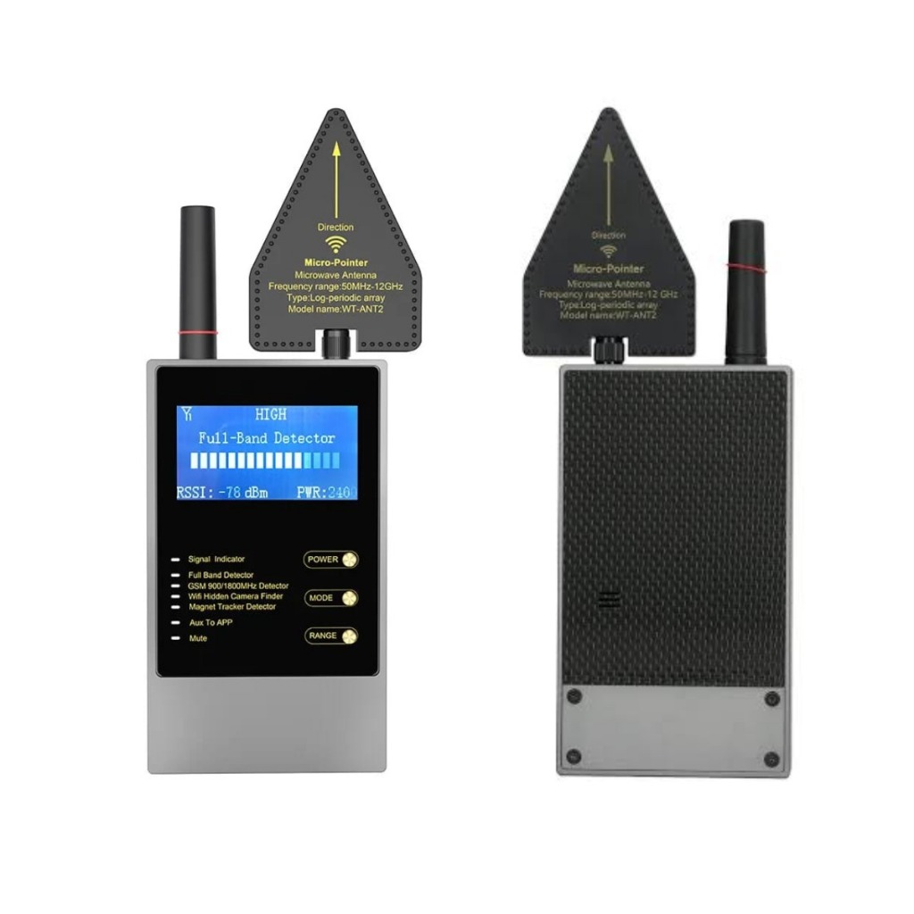 Detector Localizador WT10 Rastreadores Câmeras GPS Vassourinha