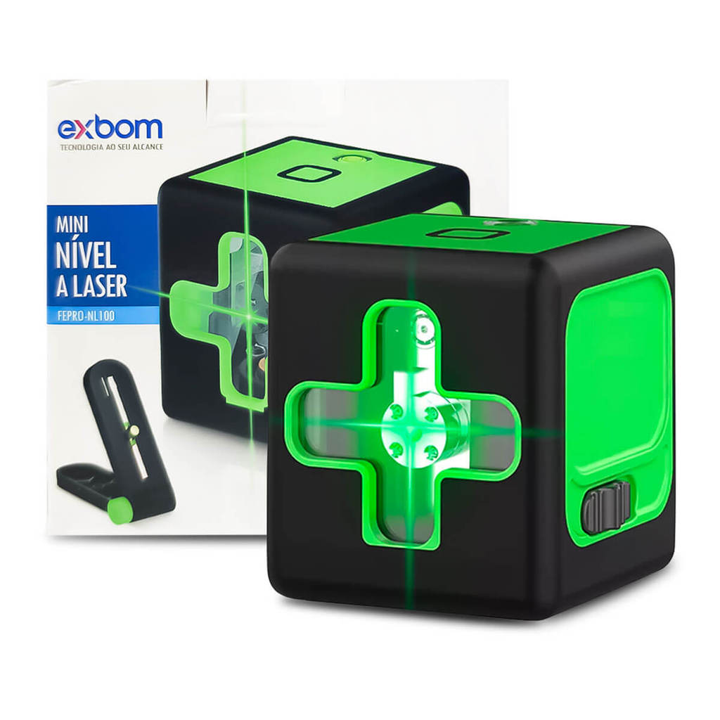 Mini Nível Laser 20m 2 Linhas