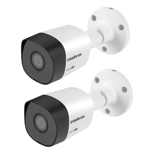 Kit 2 Câmeras Intelbras VHD 3120 B G5 (HD 720p): Multitecnologia, Infravermelho 20m e Proteção IP66
