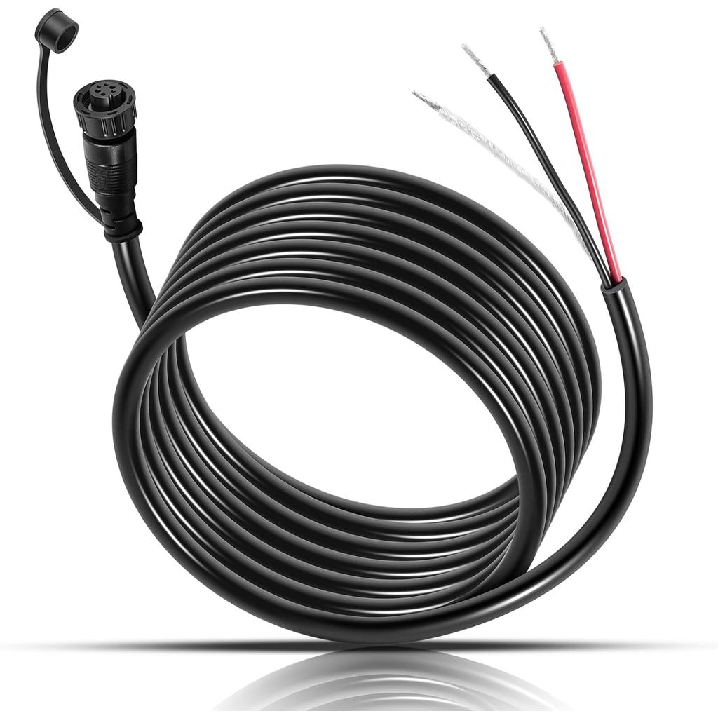 Cabo de alimentação de 10 pés 720110-1 PC13 compatível com Humminbird APEX, XPLORE Fishfinder, MEGA Live Imaging e MEGA