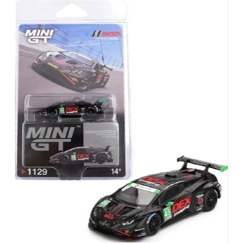 Mini GT - Lamborghini Huracán GT3 EVO2 45 No.45 DEX Imaging 2024 IMSA Daytona 24 Hrs. - Número 1129