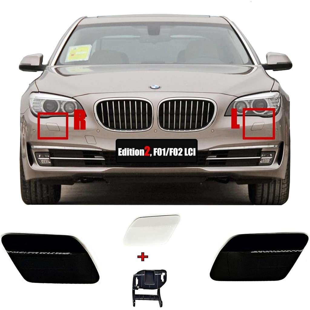 Capa Lavadora De Farol Para 12-15 BMW 7 F01 F02 LCI Fit 740i 740LdX 740Li 750i 750iX 750Li 750LiX 760Li Alpina B7 B7L B7