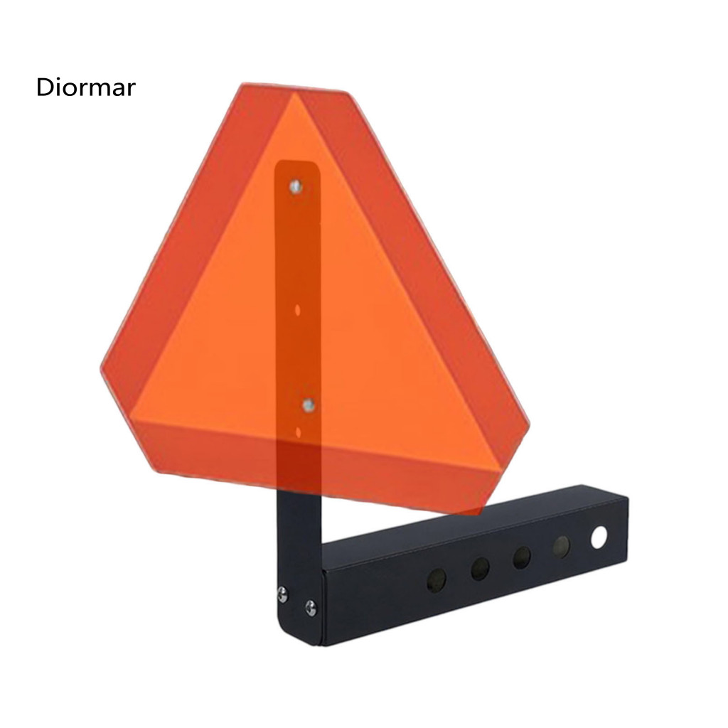 Utv Sign Holder Rear Hitch Bracket Heavy Duty Steel Slow Moving Vehicle for 2 Inch Receiver Tractor – Durable Safety M