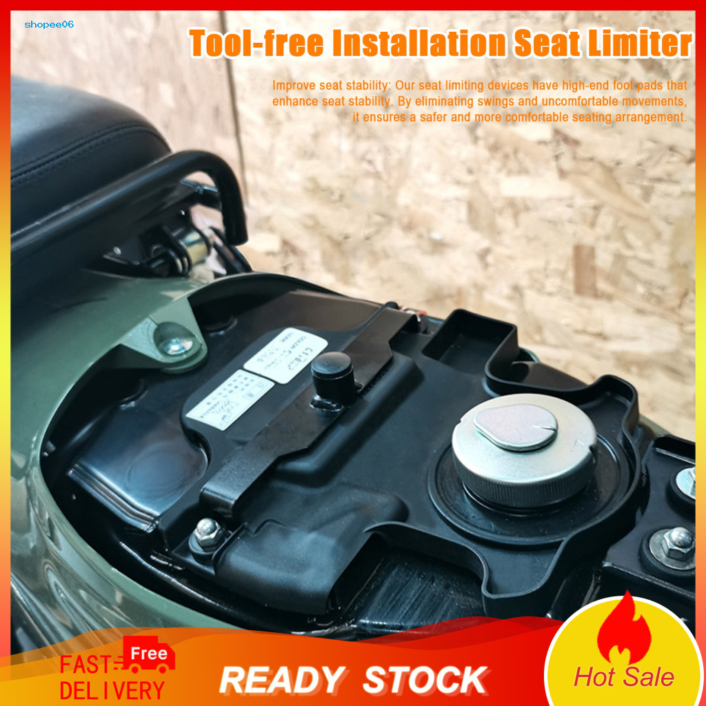 Reliable Foot Pads for Stability Secure Seat Locking Device Heavy-duty Stopper Bracket for Honda Super Cub Cc110 Motorcy