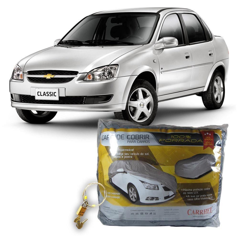 Capa Protetora Chevrolet Classic com cadeado (M282)