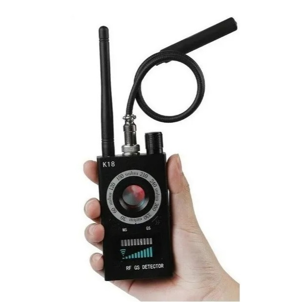 Detector K18 Vassourinha Capta Câmera Gps Rastreador Anti-espião